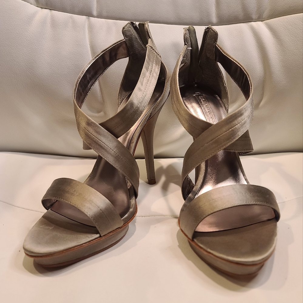 Serena2 Satin Mushroom BCBGMAXAZRIA Shoes